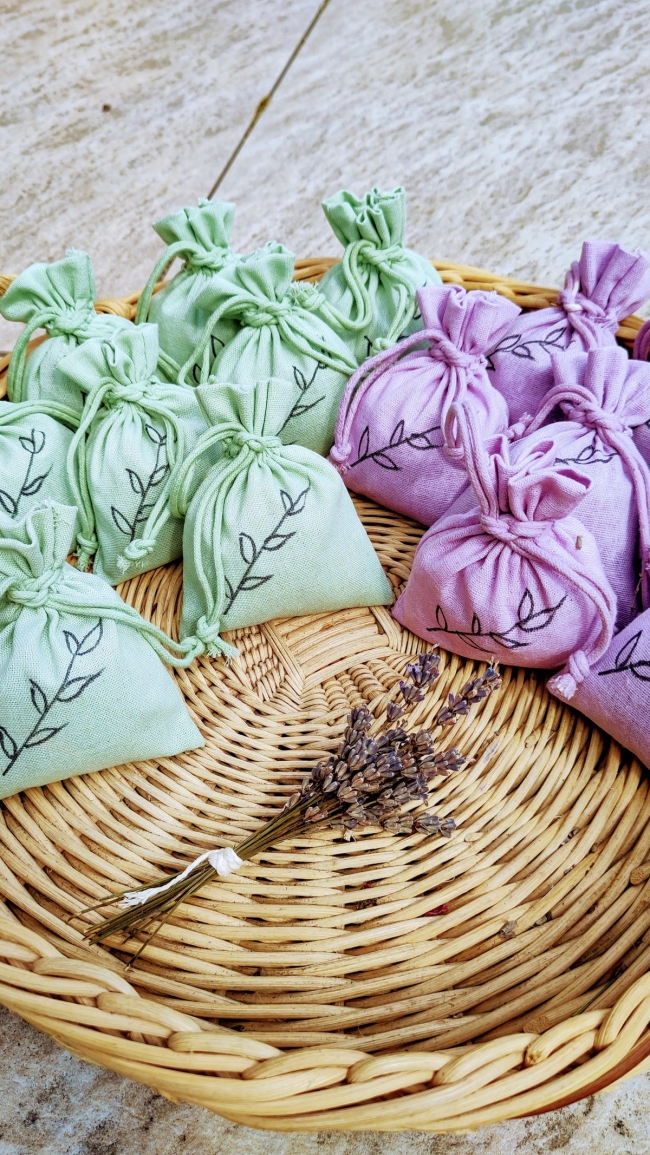 Sacs de lavande du jardin